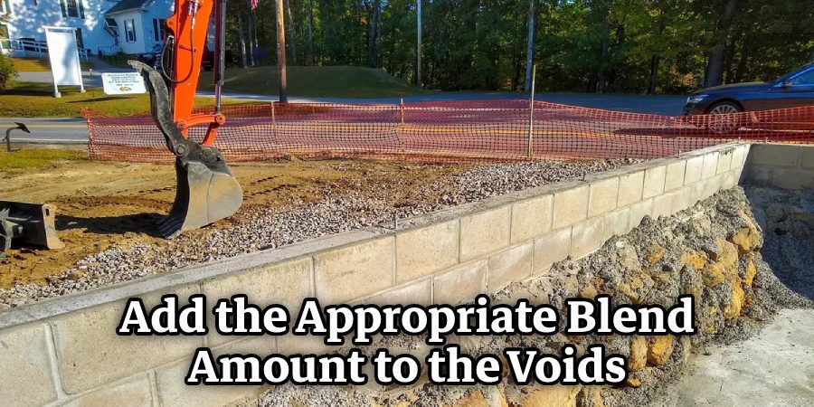 Add the Appropriate Blend Amount to the Voids