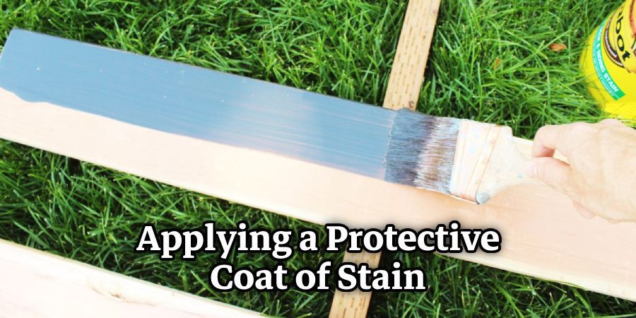 Applying a Protective Coat of Stain