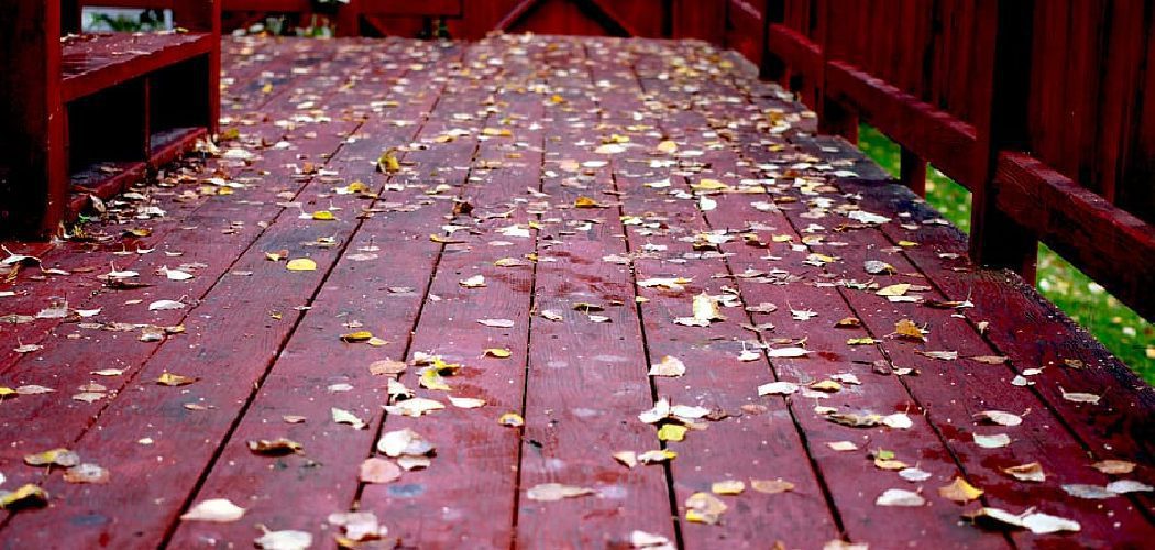 How To Keep Leaves From Under Deck