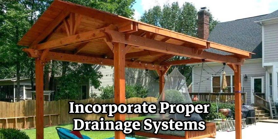 Incorporate Proper Drainage Systems