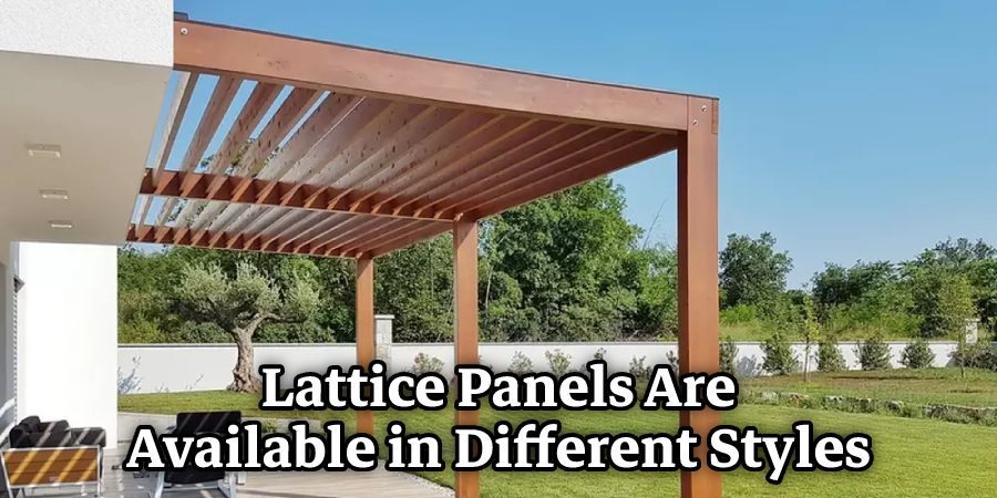 Lattice Panels Are Available in Different Styles