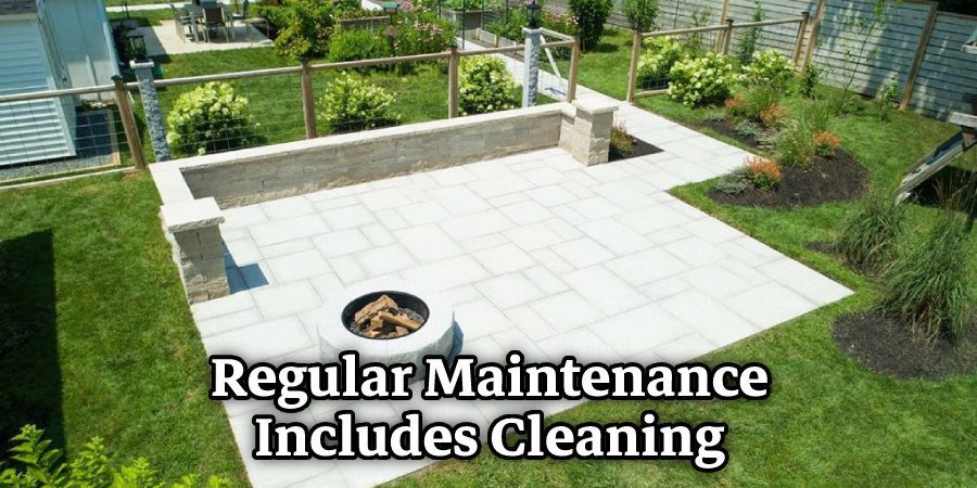 Regular Maintenance Includes Cleaning