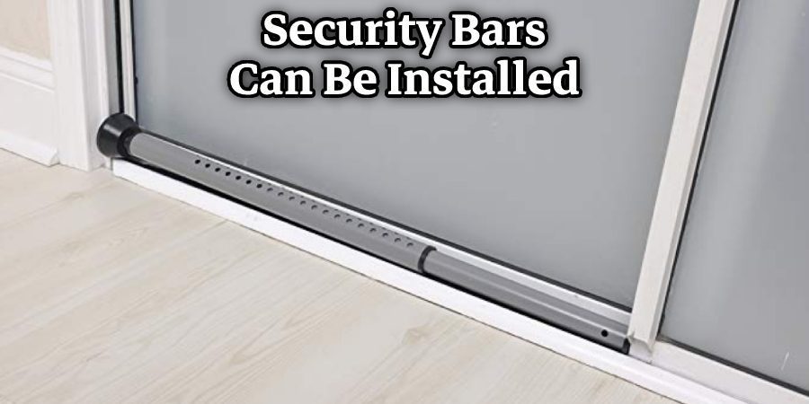 Security Bars Can Be Installed