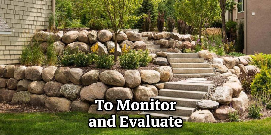 To Monitor and Evaluate