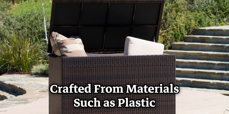 Crafted From Materials Such as Plastic