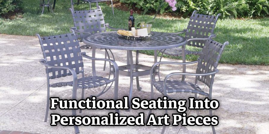 Functional Seating Into Personalized Art Pieces