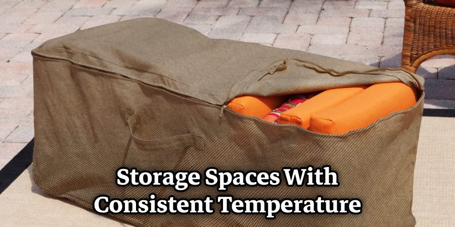 Storage Spaces With Consistent Temperature