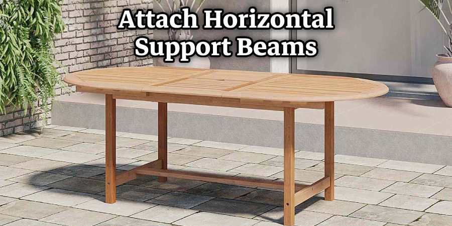 Attach Horizontal Support Beams