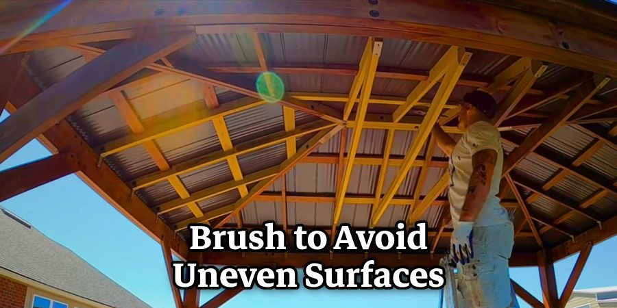 Brush to Avoid Uneven Surfaces