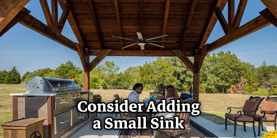 Consider Adding a Small Sink