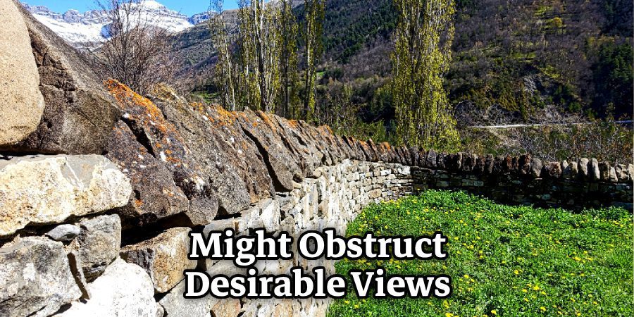 Might Obstruct Desirable Views