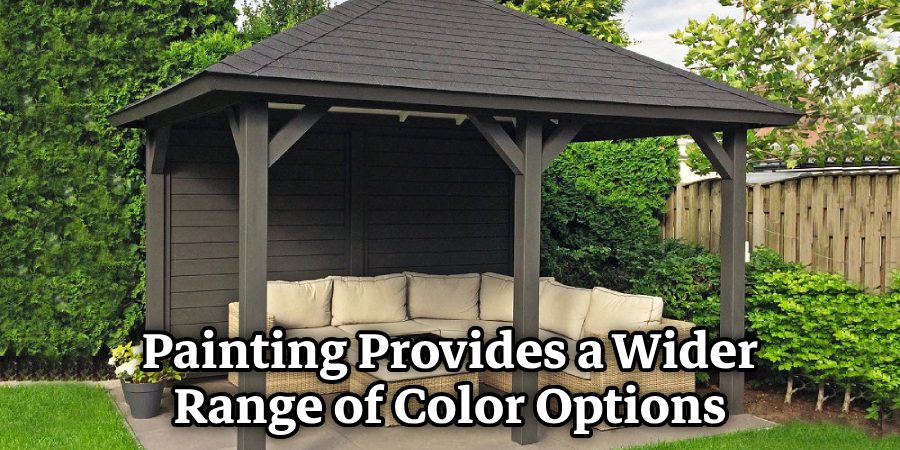 Painting Provides a Wider Range of Color Options