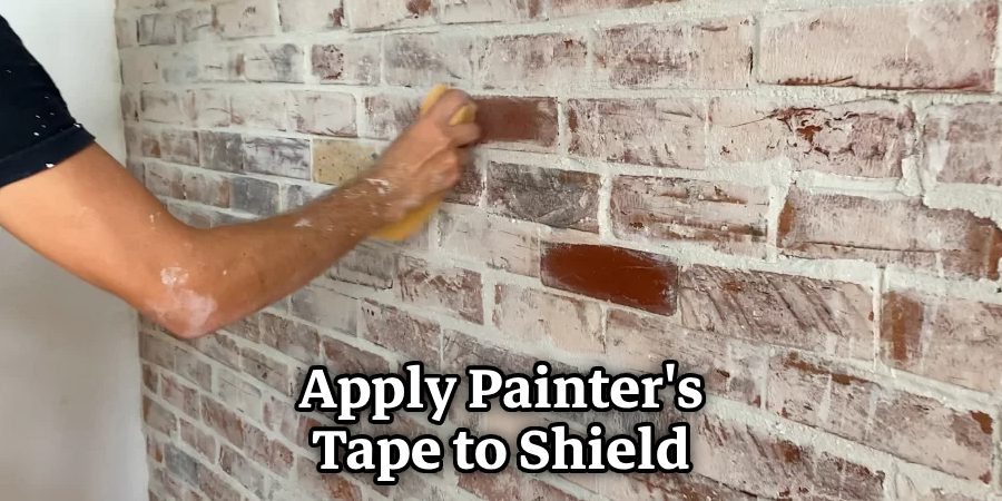 Apply Painter's Tape to Shield