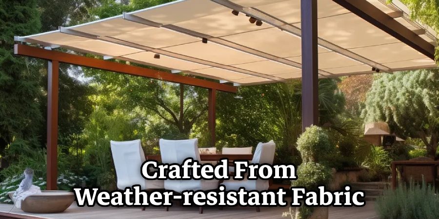 Crafted From Weather-resistant Fabric