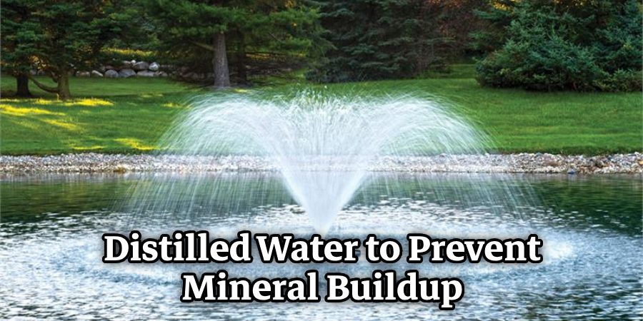 Distilled Water to Prevent Mineral Buildup