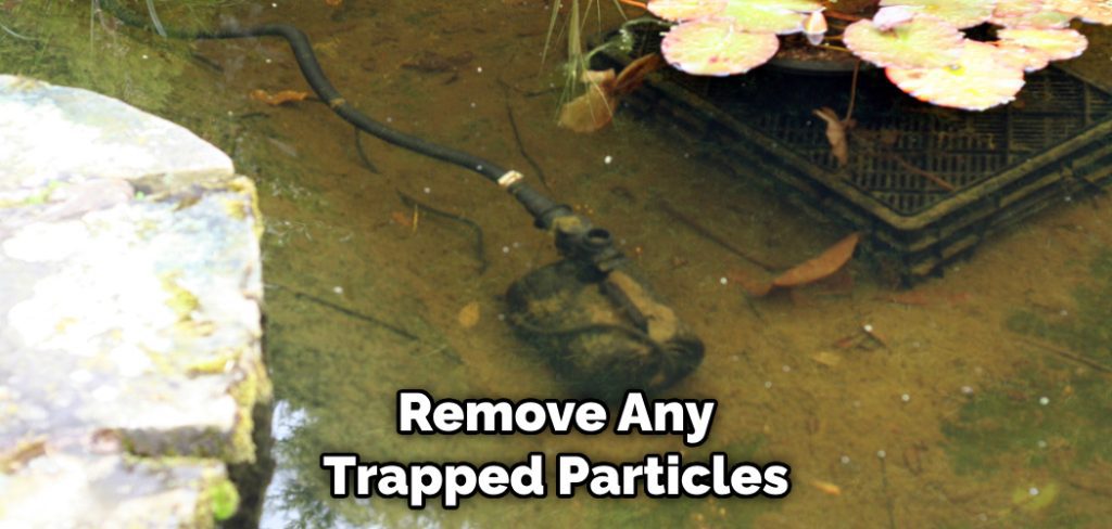 Remove Any Trapped Particles