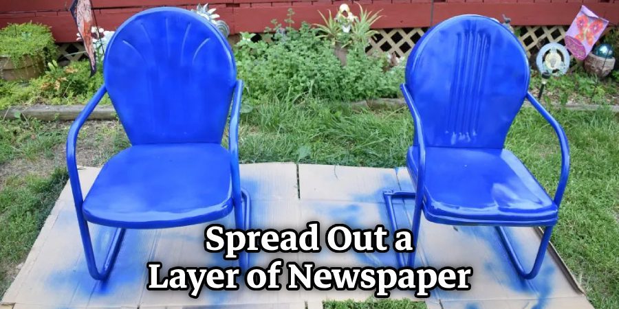 Spread Out a Layer of Newspaper