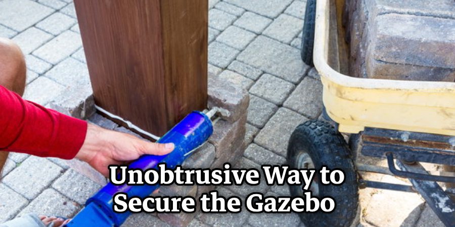 Unobtrusive Way to Secure the Gazebo 