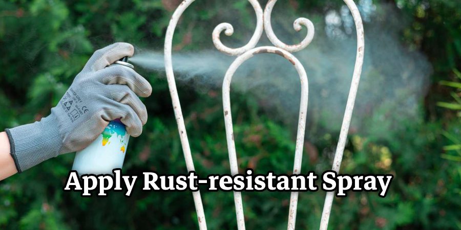 Apply Rust-resistant Spray 