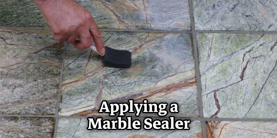 Applying a Marble Sealer