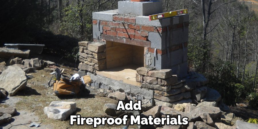 Add 
Fireproof Materials 
