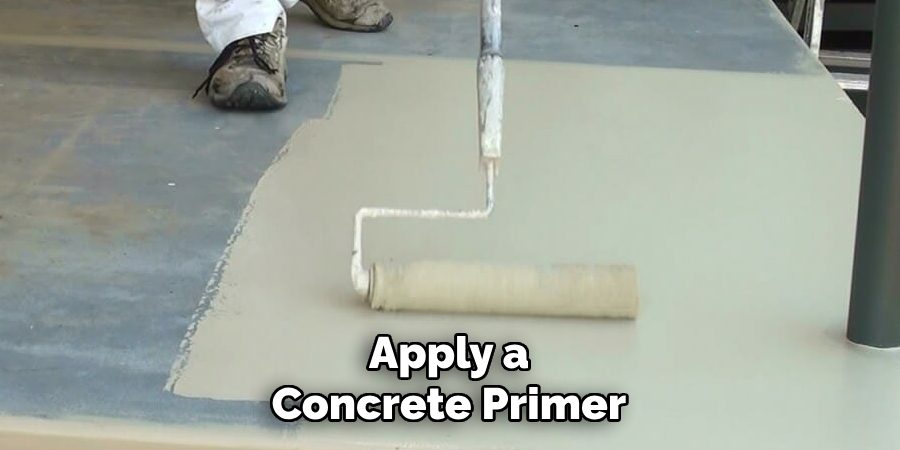 Apply a Concrete Primer