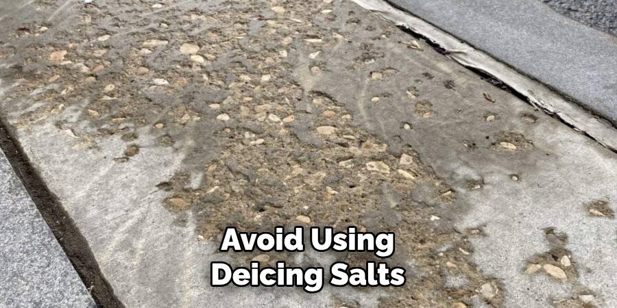 Avoid Using Deicing Salts