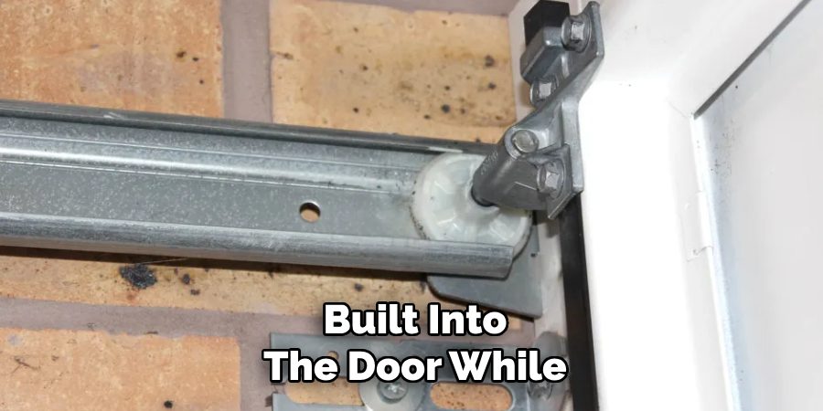 Built Into the Door While