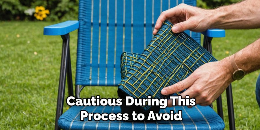 Cautious During This Process to Avoid Scratching