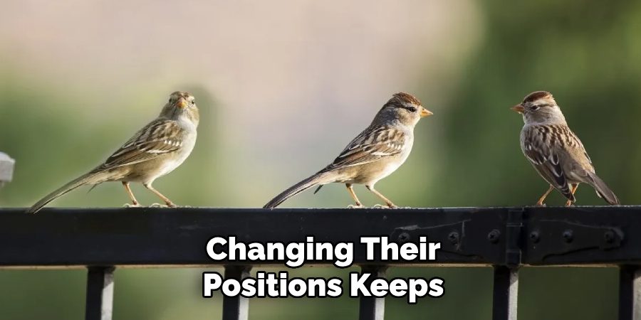 Changing Their Positions Keeps