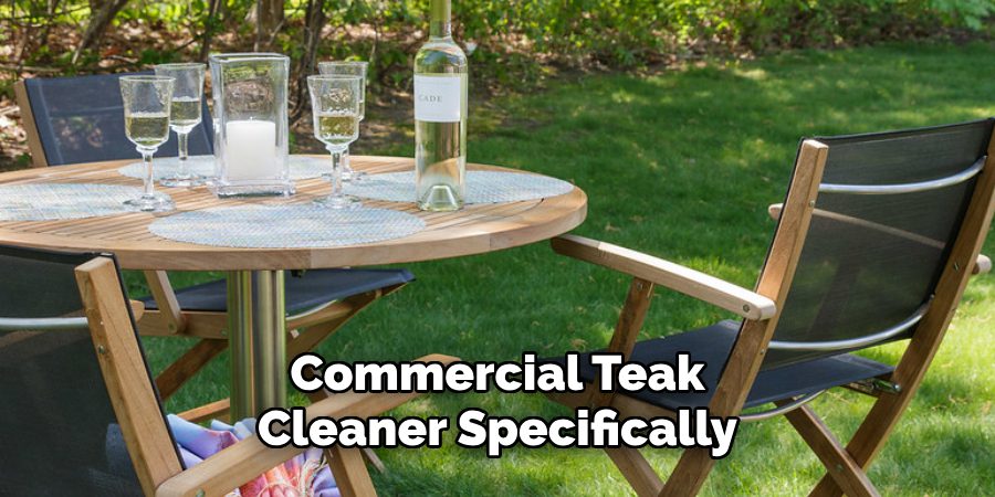 Commercial Teak
Cleaner Specifically