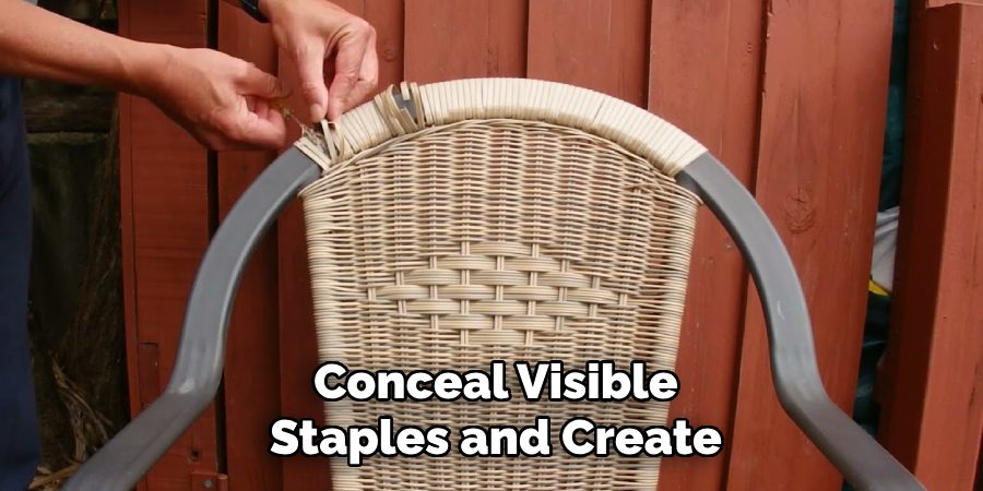 Conceal Visible Staples and Create a Neat