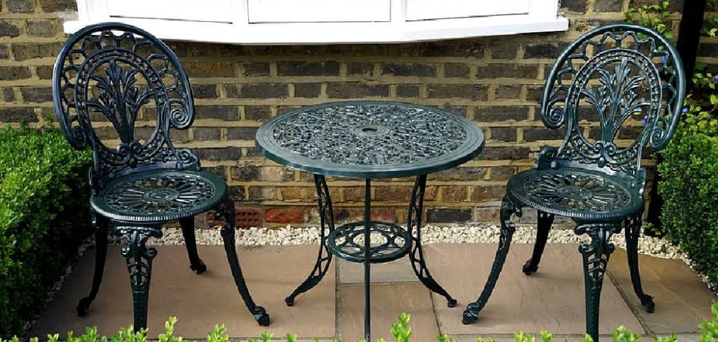 How to Paint Wrought Iron Patio Furniture