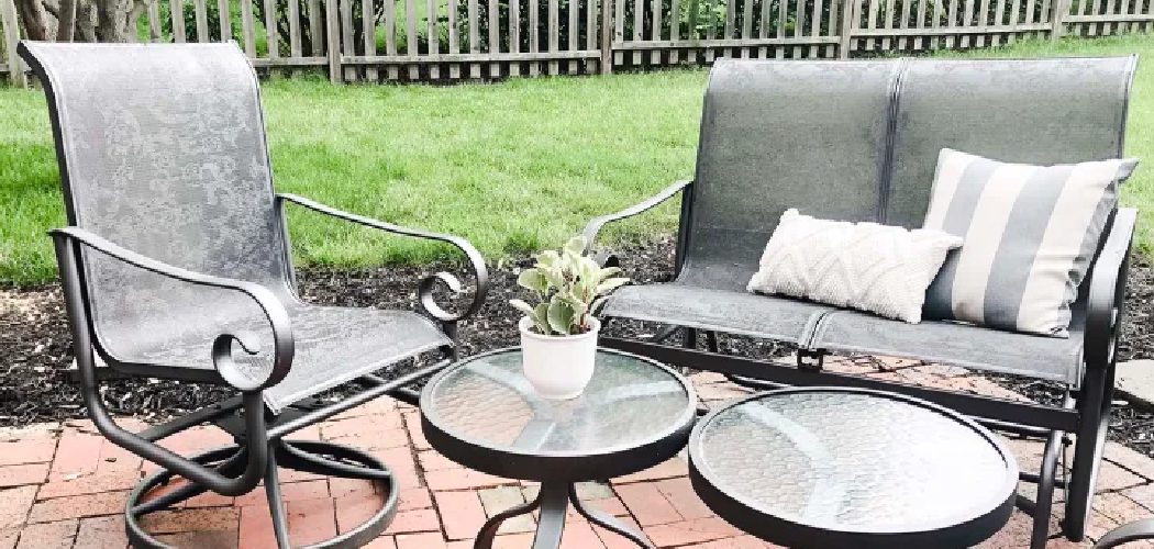 How to Paint Aluminum Patio Furniture