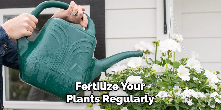 Fertilize Your Plants Regularly