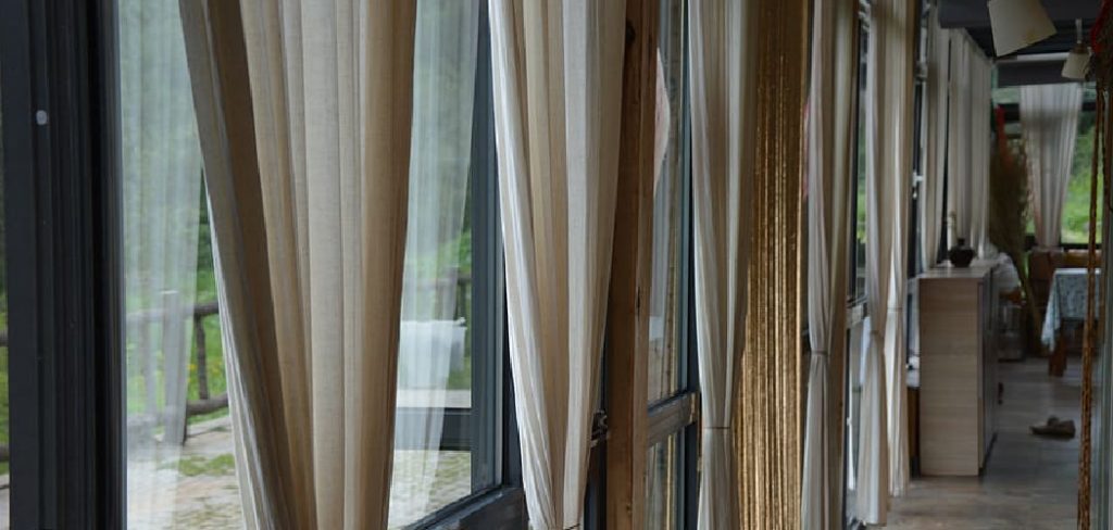 How to Hang Curtains Over Patio Door