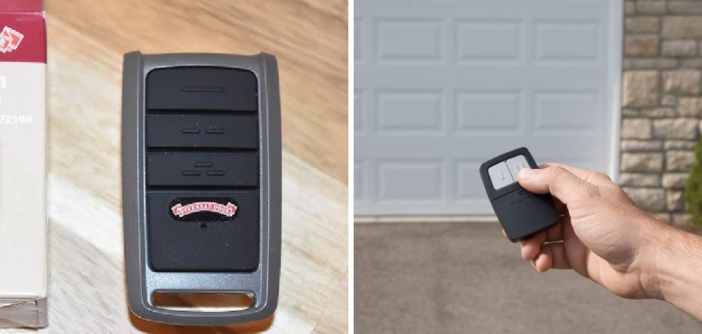 How to Program an Overhead Garage Door Remote