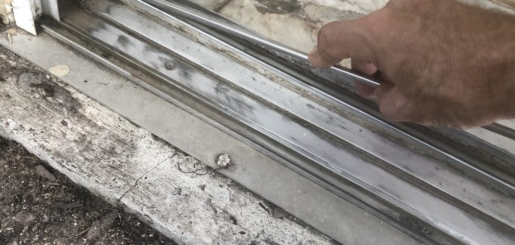 How to Remove Patio Door From Track