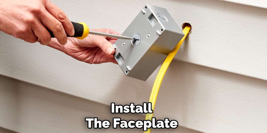 Install 
The Faceplate 