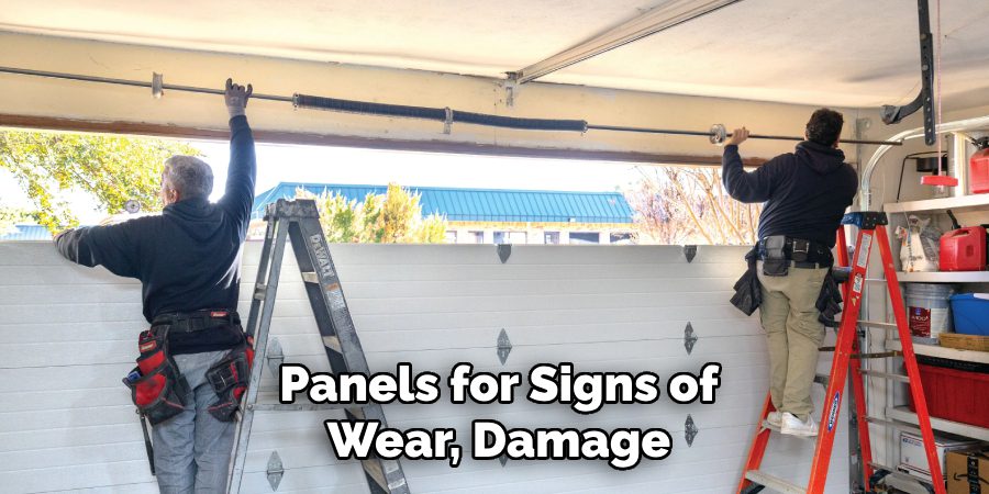 Panels for Signs of Wear, Damage