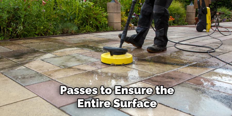 Passes to Ensure the Entire Surface
