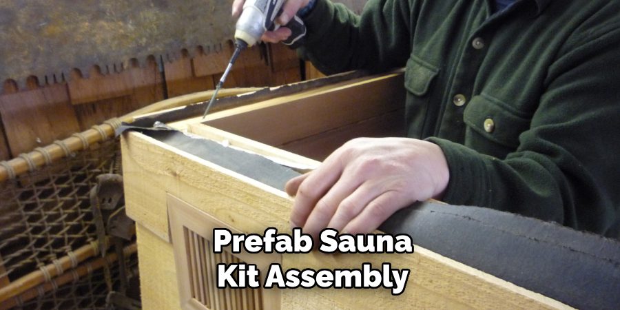 Prefab Sauna Kit Assembly