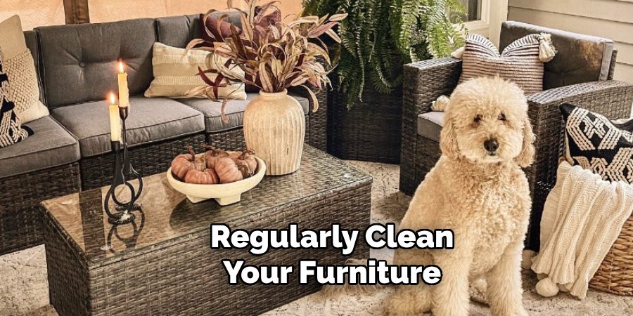 Regularly Clean
Your Furniture