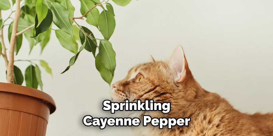 Sprinkling Cayenne Pepper