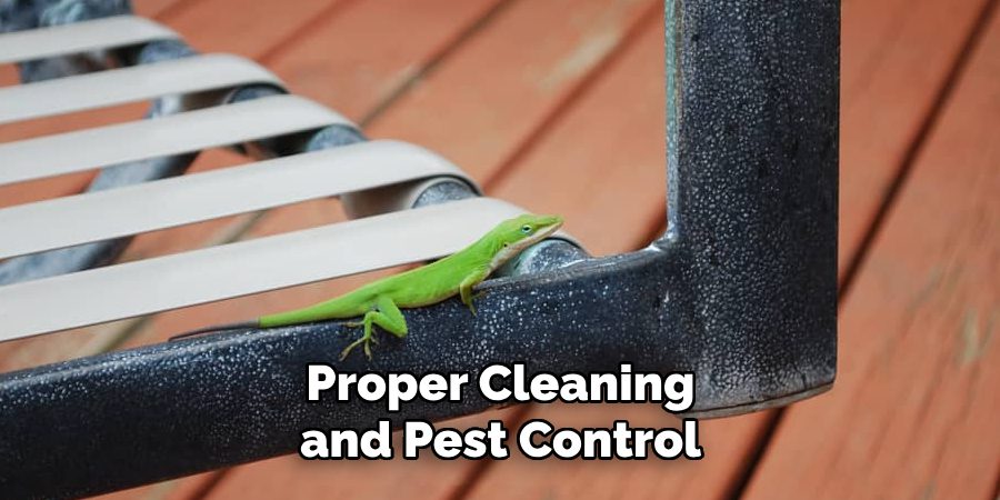 Proper Cleaning and Pest Control