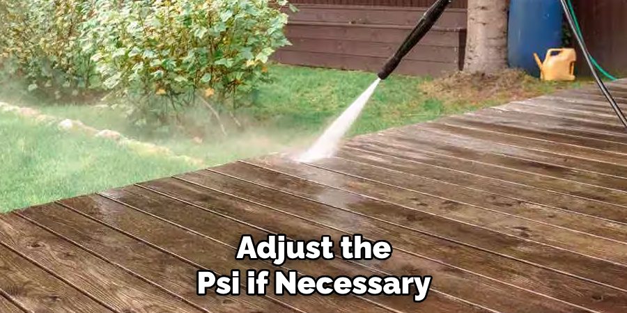 Adjust the Psi if Necessary