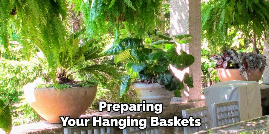 Preparing
Your Hanging Baskets
