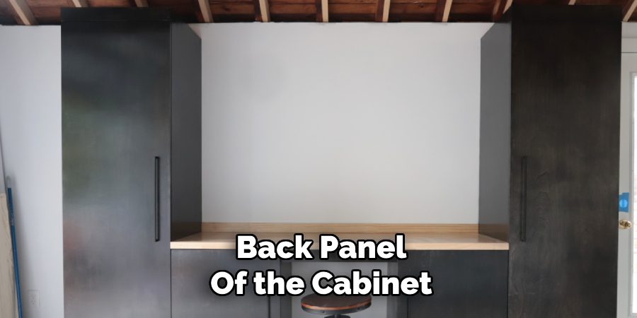 Back Panel
Of the Cabinet