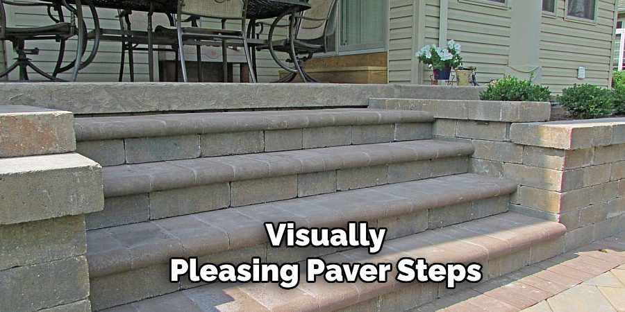 Visually
Pleasing Paver Steps