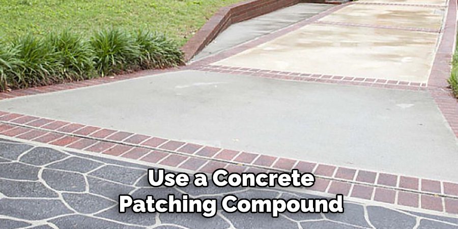 Use a Concrete Patching Compound